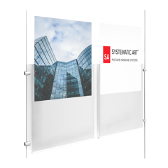 Acrylic Portrait Dual Pocket Display