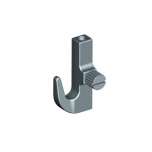 Crane - (Side Screw) - Picture Hook The Crane Picture Hanging Hook is fastened to the cable by tightening the side screw on the side of the hook.