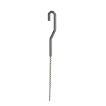 Stainless Steel J Hook Cable The Stainless Steel Cable with a J-hook End allows for hanging objects using both wall and ceiling-mounted rail systems.

The installation of the J-Hook Cable is as easy as just placing the Cable Hook on the rails 