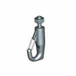 Museum - (Self Gripping) Security Picture Hook The Self-Gripping cable safety hook provides an extra layer of security and is ideal for high traffic areas. This art hanging system with safety lock is one of the most secure means of hanging art when usi