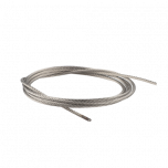 Stainless Steel Cable The 1.8 mm. thick stainless steel aircraft cable with fused ends is compatible with Systematic Art's Self Gripping Looper. If you want to create tension with this cable, use a tension coil spring.